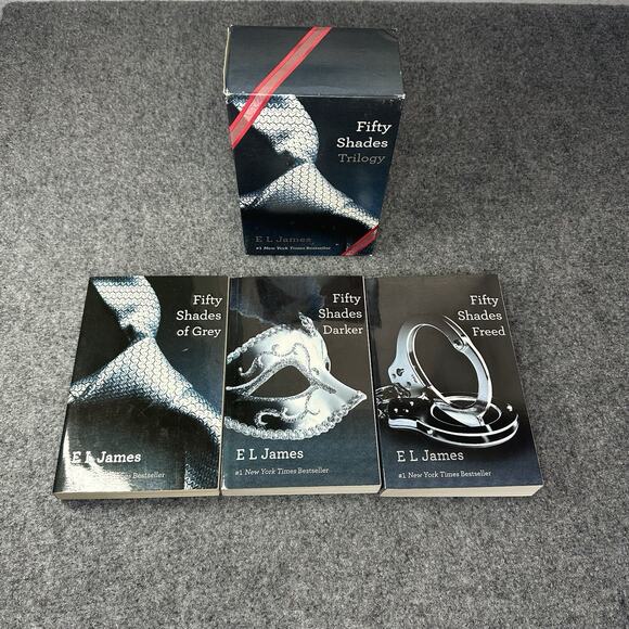 Fifty Shades of Grey Box set Of (3) Paperback First Edition (2012) Very Good - Picture 8 of 14